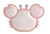 Silicone baby dish with suction cup